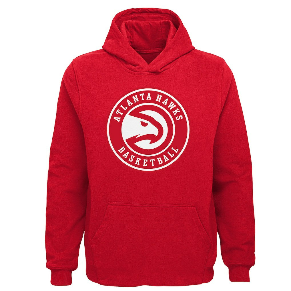 NBA Atlanta Hawks Outerstuff Youth Primary Logo Pullover Hoodie