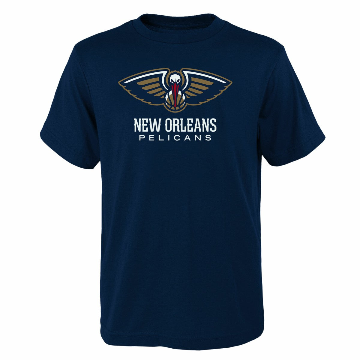 NBA New Orleans Pelicans Outerstuff Youth Primary Logo T-Shirt
