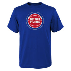 NBA Detroit Pistons Outerstuff Youth Primary Logo T-Shirt sale