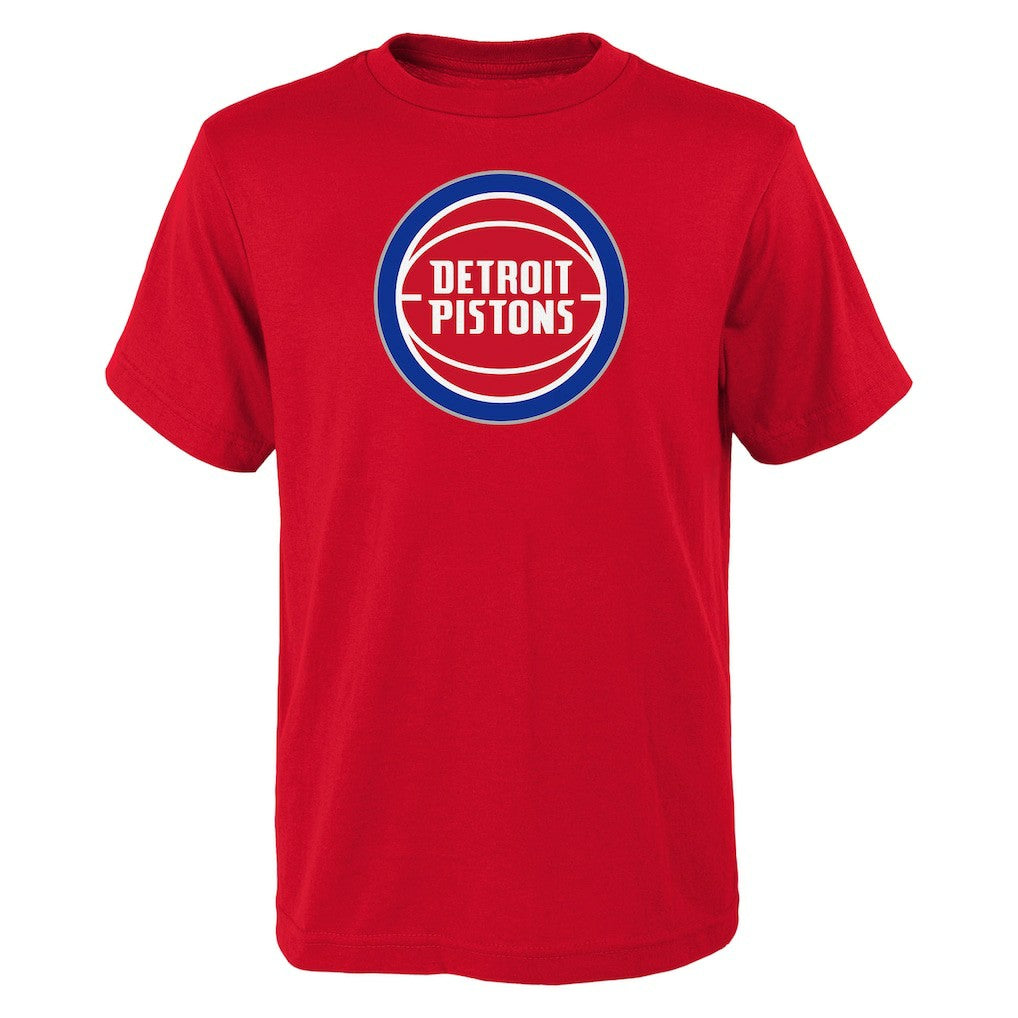 NBA Detroit Pistons Outerstuff Youth Primary Logo T-Shirt sale