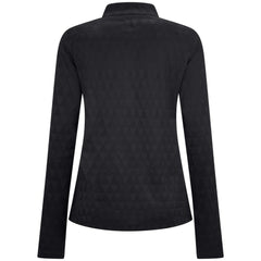 NHL Black Florida Panthers Levelwear Women's Spike Raglan Quarter-Zip Top