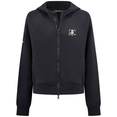 NHL Black Anaheim Ducks Levelwear Women's Judd Raglan Full-Zip Hoodie