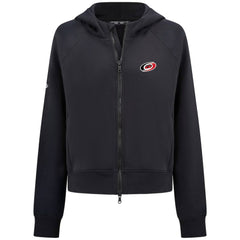 NHL Black Carolina Hurricanes Levelwear Women's Judd Raglan Full-Zip Hoodie