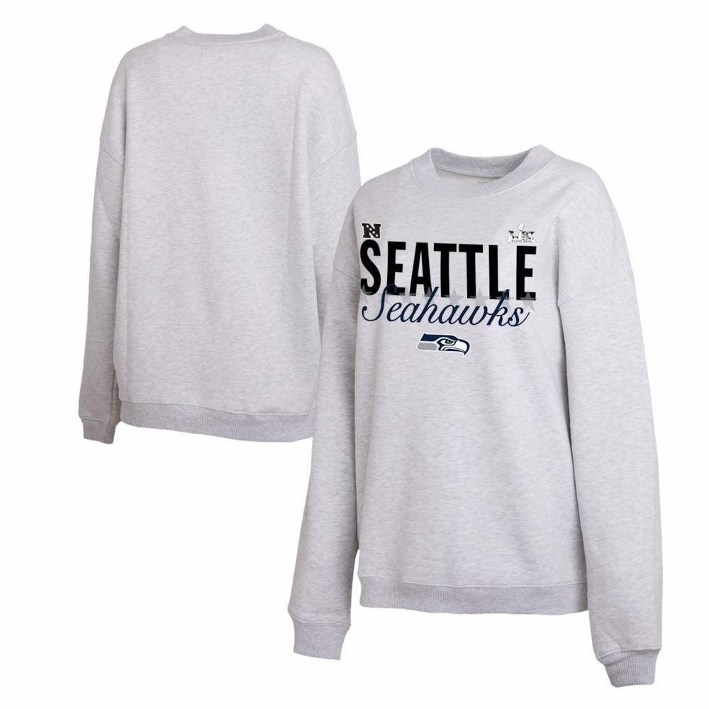WEAR by Erin Andrews Women's Super Bowl LX Fleece Sweatshirt - Seattle Seahawks