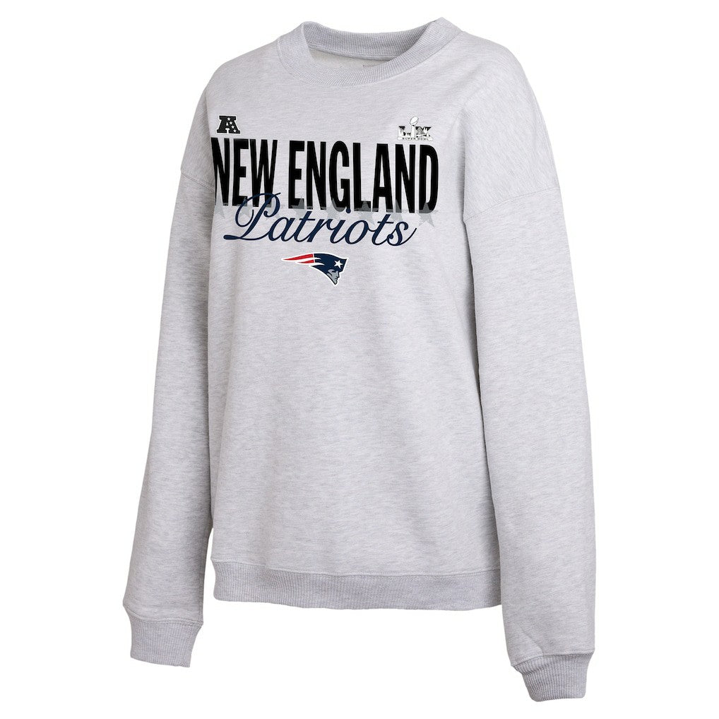 WEAR by Erin Andrews Women's Super Bowl LX Fleece Sweatshirt - New England Patriots