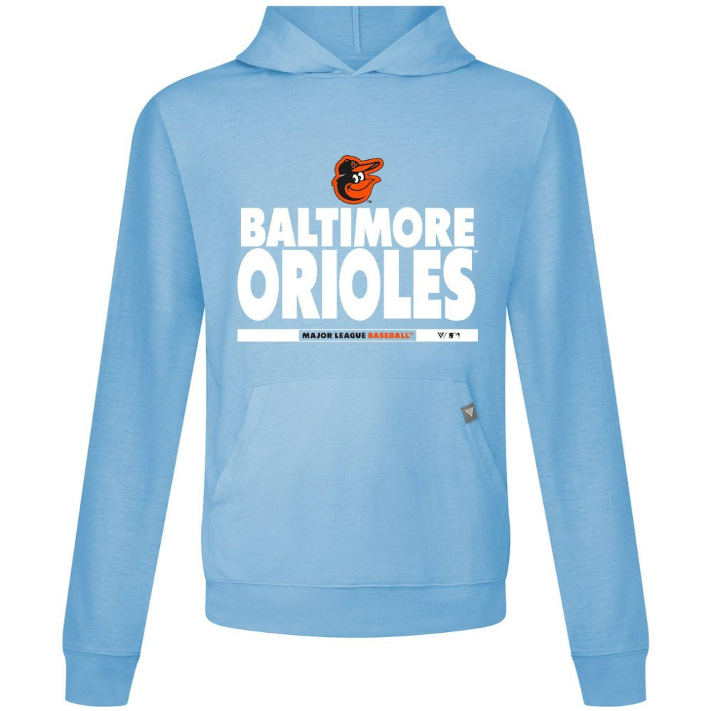 MLB Baltimore Orioles Levelwear Relay Center Stage Long Sleeve Hooded T-Shirt
