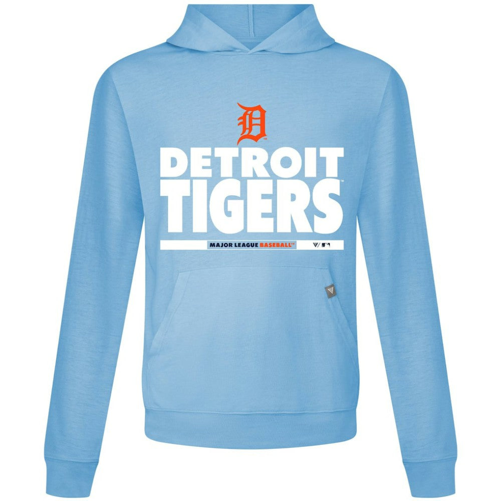 MLB Detroit Tigers Levelwear Relay Center Stage Long Sleeve Hooded T-Shirt