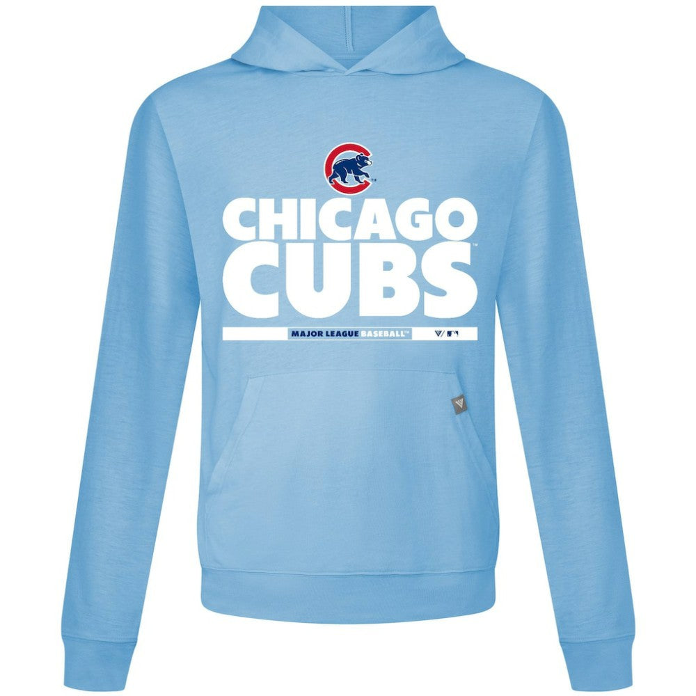 MLB Chicago Cubs Levelwear Relay Center Stage Long Sleeve Hooded T-Shirt