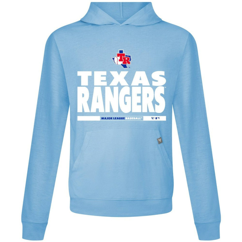 MLB Texas Rangers Levelwear Relay Center Stage Long Sleeve Hooded T-Shirt