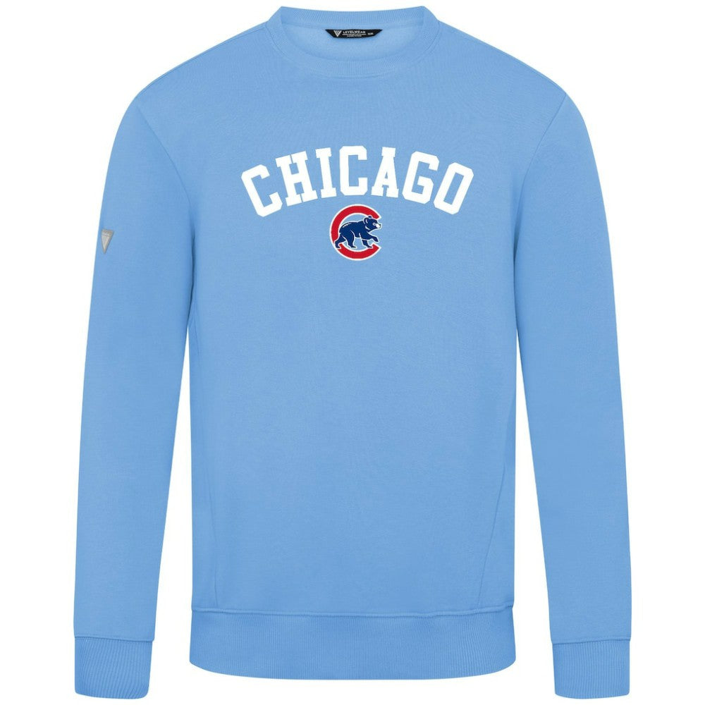 MLB Chicago Cubs Levelwear Zane Felt Arch Pullover Sweatshirt