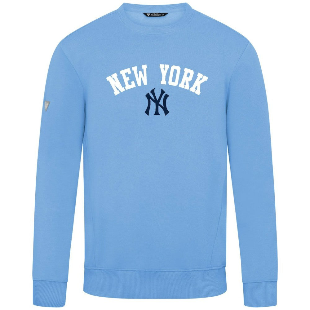 MLB New York Yankees Levelwear Zane Felt Arch Pullover Sweatshirt