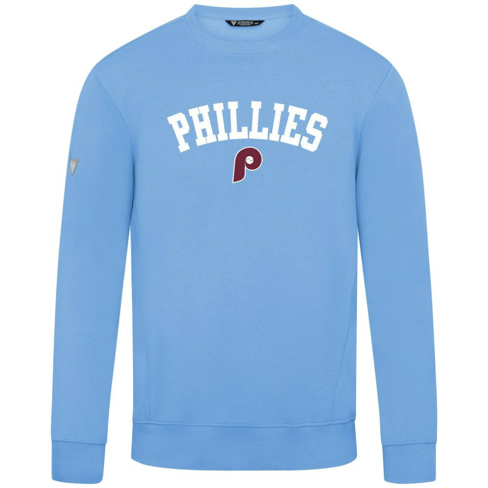 MLB Philadelphia Phillies Levelwear Zane Felt Arch Pullover Sweatshirt