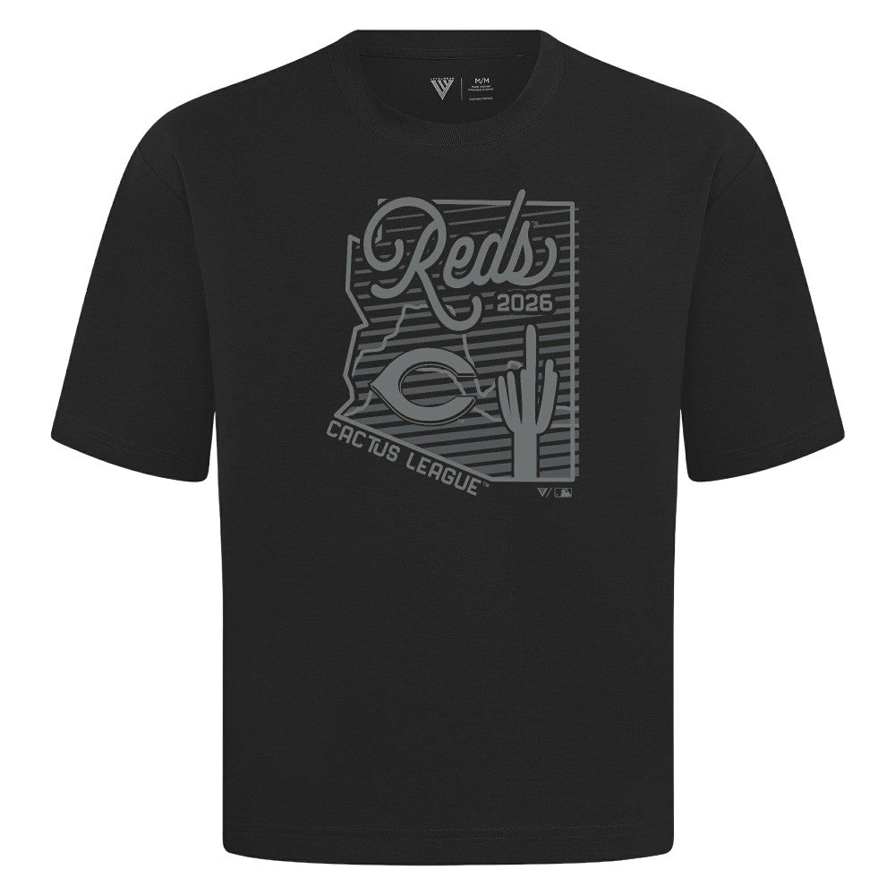 MLB Cincinnati Reds Levelwear Sunrise Luxe Signature Knit T-Shirt