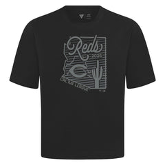 MLB Cincinnati Reds Levelwear Sunrise Luxe Signature Knit T-Shirt