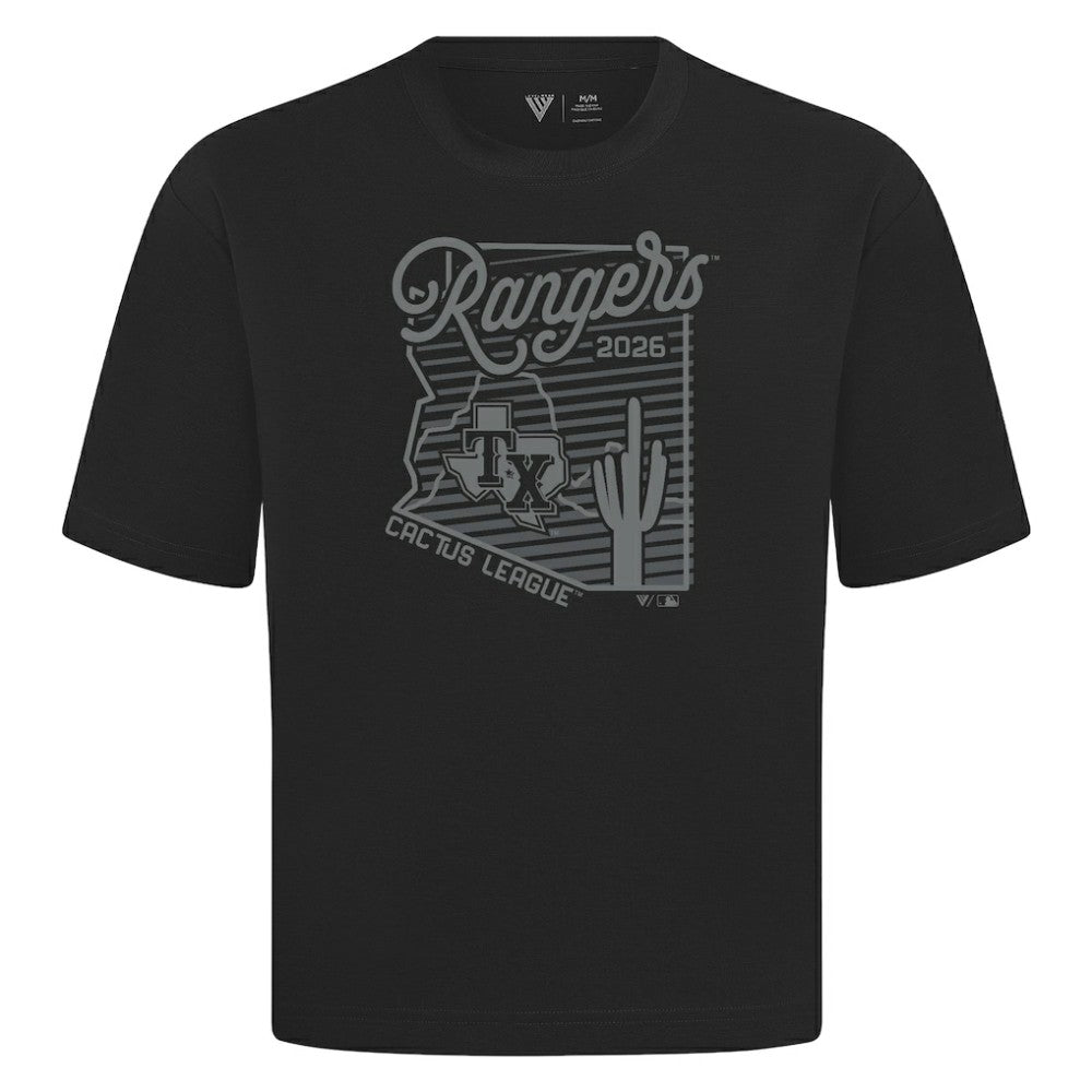 MLB Texas Rangers Levelwear Sunrise Luxe Signature Knit T-Shirt