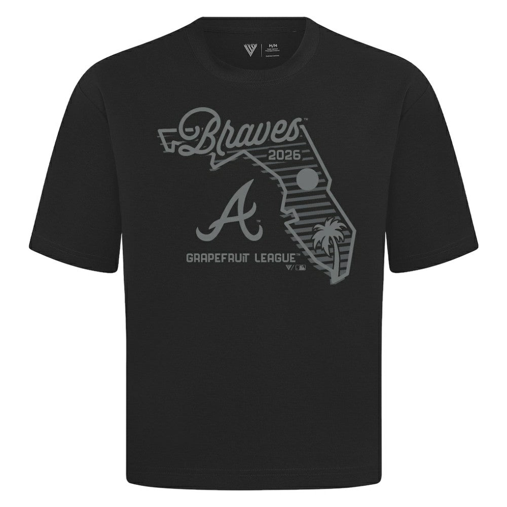 MLB Atlanta Braves Levelwear Sunrise Luxe Signature Knit T-Shirt