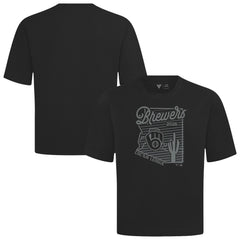 MLB Milwaukee Brewers Levelwear Sunrise Luxe Signature Knit T-Shirt