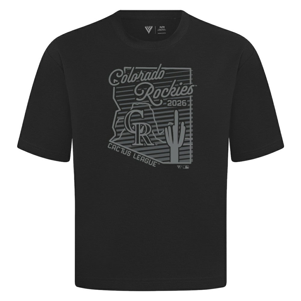 MLB Colorado Rockies Levelwear Sunrise Luxe Signature Knit T-Shirt