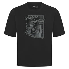 MLB Colorado Rockies Levelwear Sunrise Luxe Signature Knit T-Shirt
