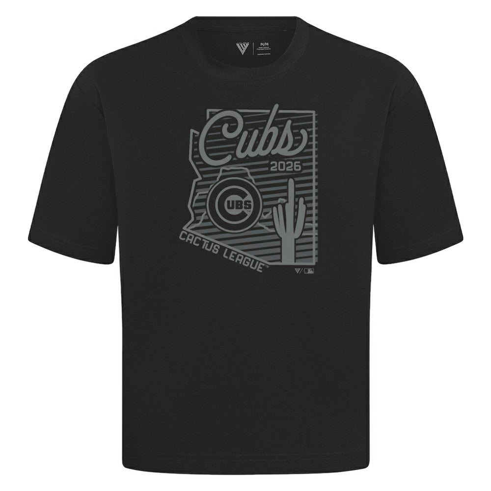 MLB Chicago Cubs Levelwear Sunrise Luxe Signature Knit T-Shirt