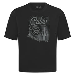 MLB Chicago Cubs Levelwear Sunrise Luxe Signature Knit T-Shirt