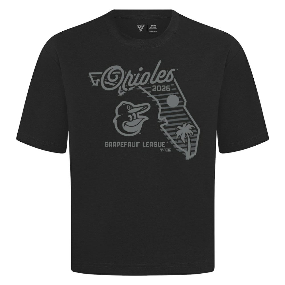 MLB Baltimore Orioles Levelwear Sunrise Luxe Signature Knit T-Shirt