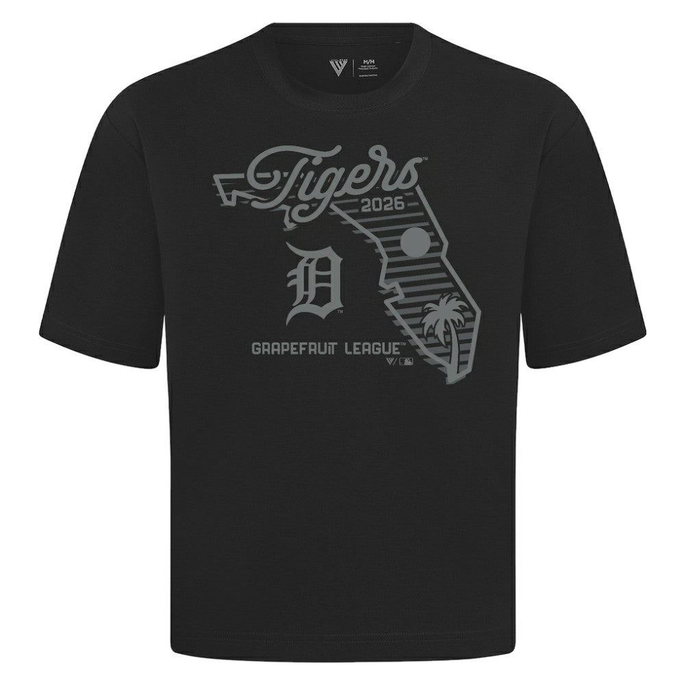 MLB Detroit Tigers Levelwear Sunrise Luxe Signature Knit T-Shirt