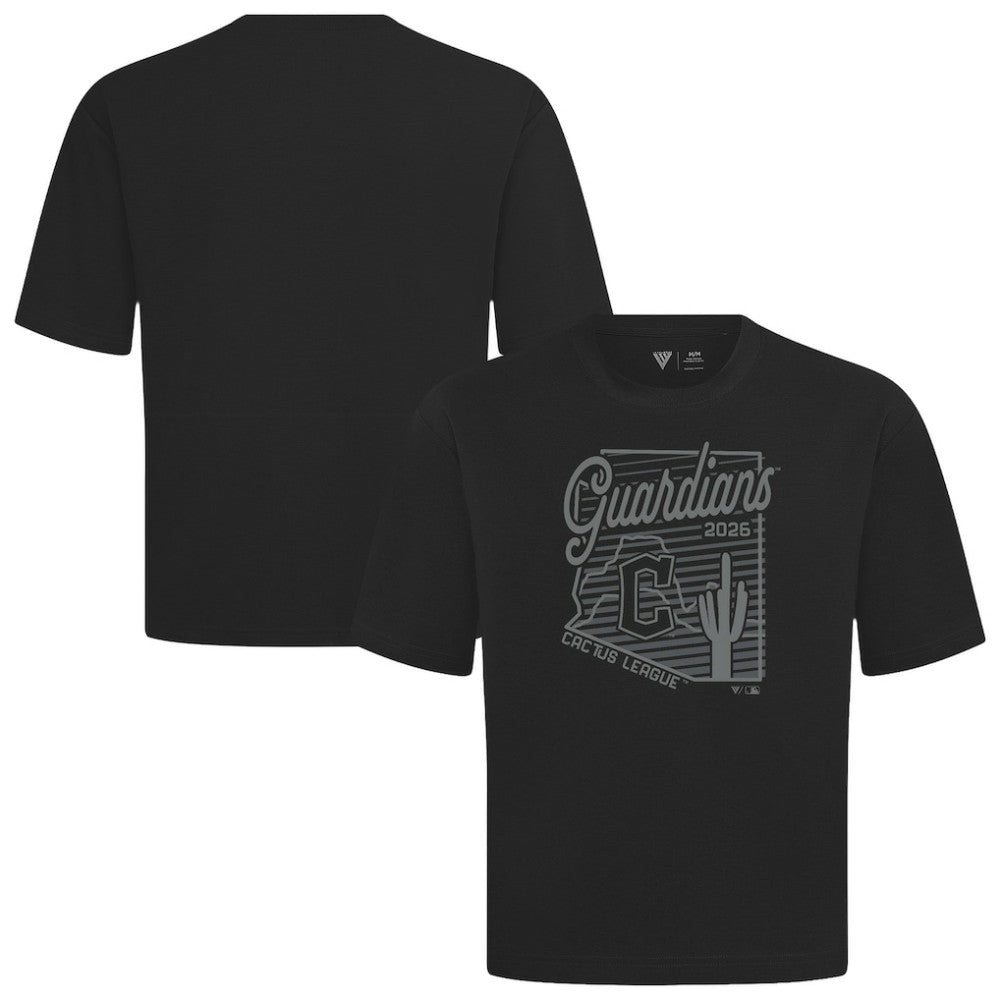 MLB Cleveland Guardians Levelwear Sunrise Luxe Signature Knit T-Shirt