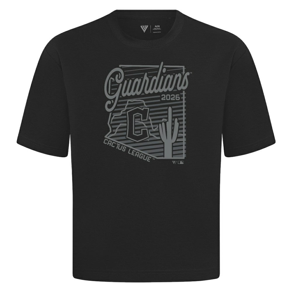 MLB Cleveland Guardians Levelwear Sunrise Luxe Signature Knit T-Shirt