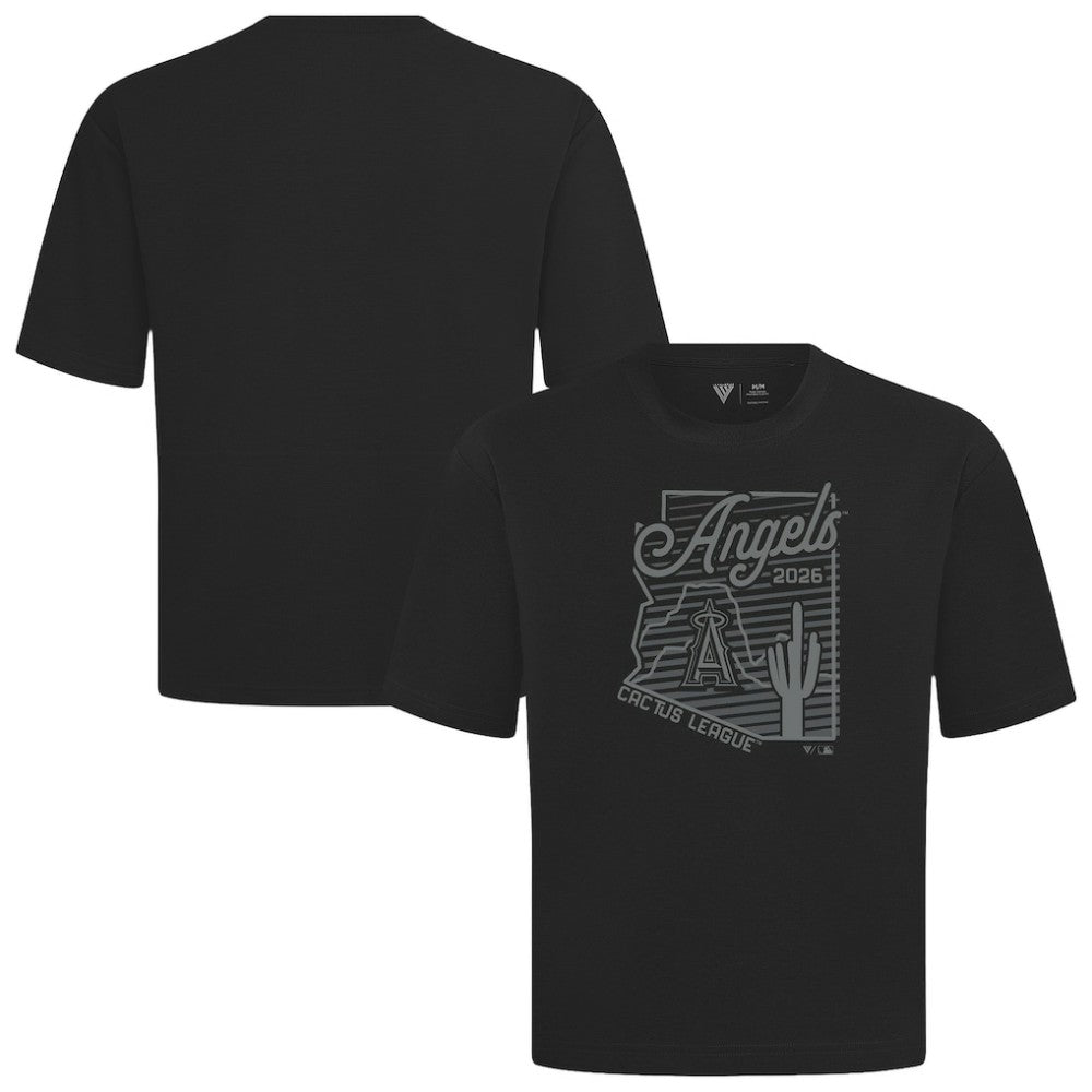 MLB Los Angeles Angels Levelwear Sunrise Luxe Signature Knit T-Shirt