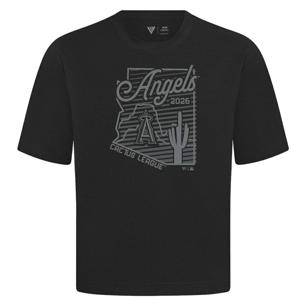 MLB Los Angeles Angels Levelwear Sunrise Luxe Signature Knit T-Shirt