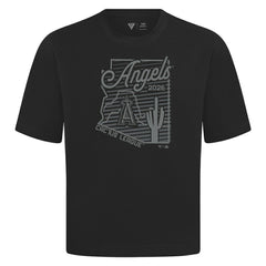 MLB Los Angeles Angels Levelwear Sunrise Luxe Signature Knit T-Shirt