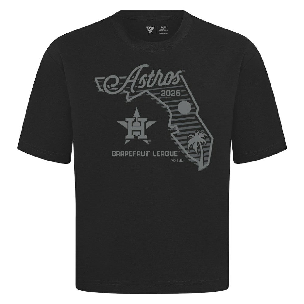 MLB Houston Astros Levelwear Sunrise Luxe Signature Knit T-Shirt