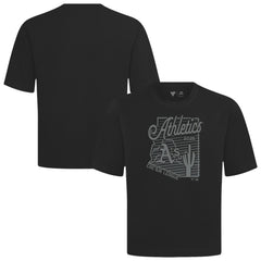 MLB Athletics Levelwear Sunrise Luxe Signature Knit T-Shirt