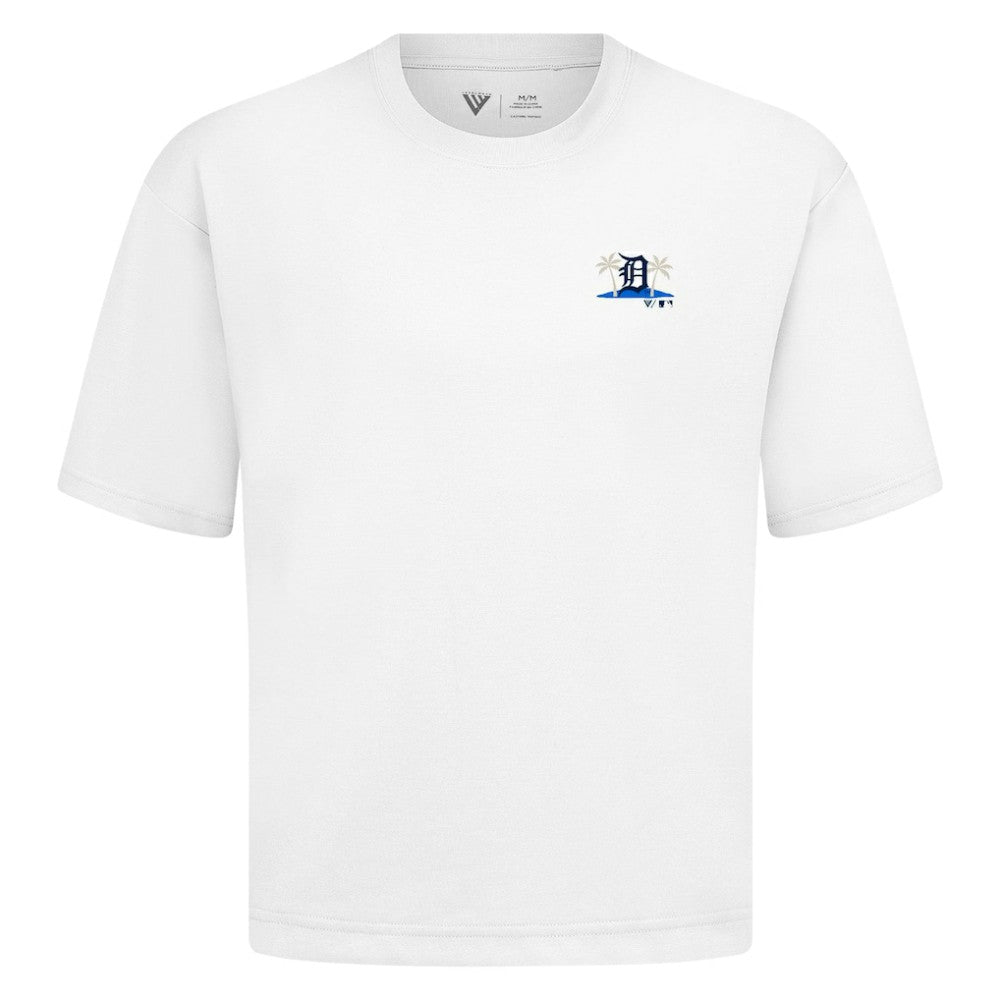 MLB Detroit Tigers Levelwear Panoramic Luxe Signature Knit T-Shirt
