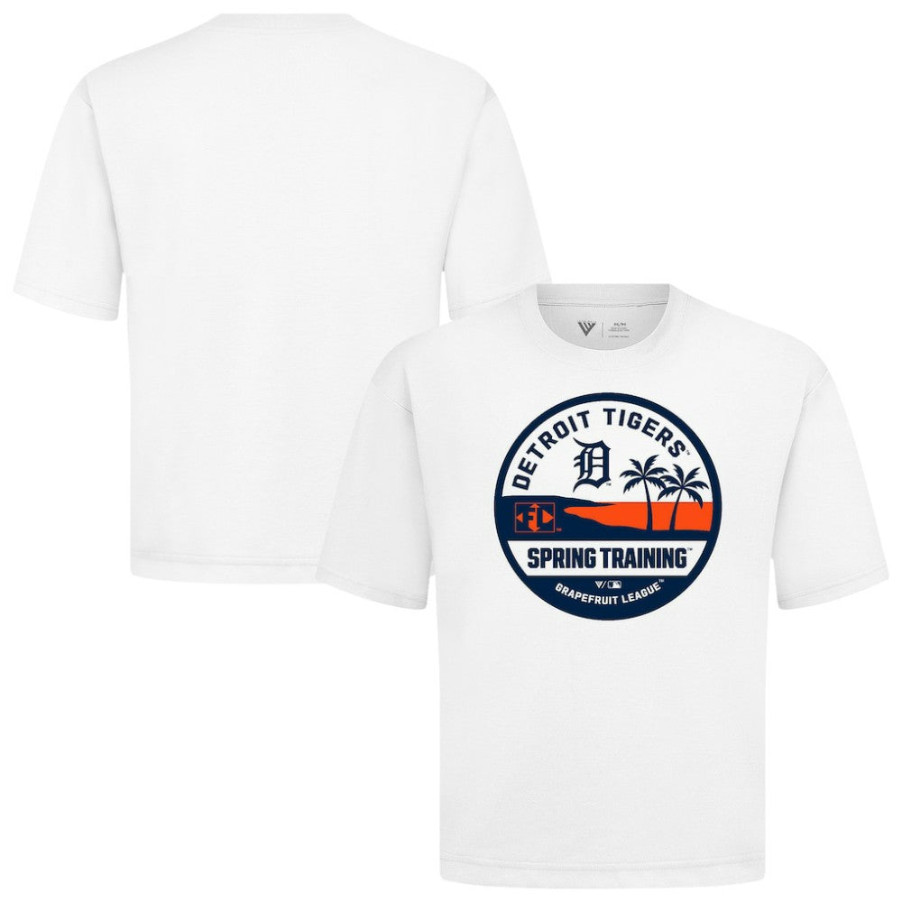 MLB Detroit Tigers Levelwear Spring Training Badge Luxe Signature Knit T-Shirt
