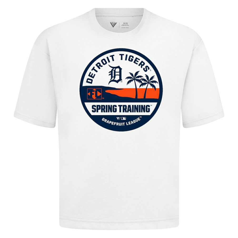 MLB Detroit Tigers Levelwear Spring Training Badge Luxe Signature Knit T-Shirt