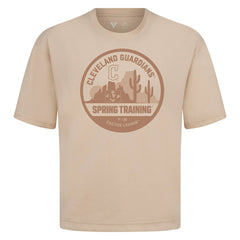 MLB Cleveland Guardians Levelwear Spring Training Badge Luxe Signature Knit T-Shirt
