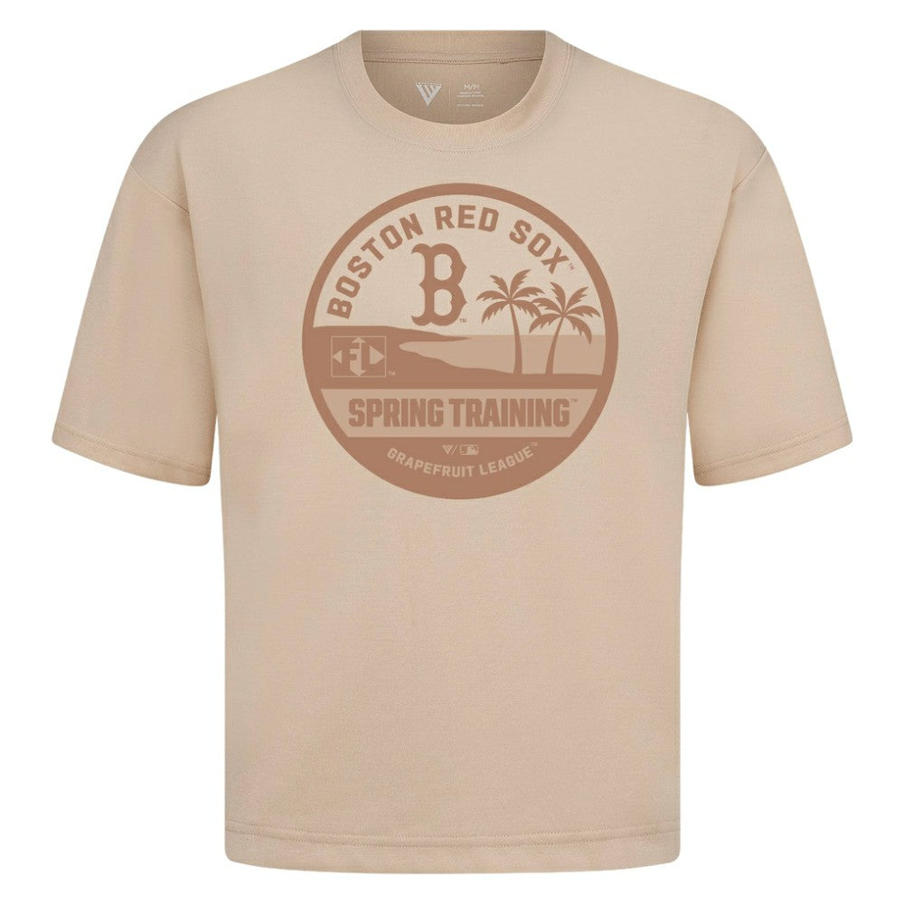 MLB Boston Red Sox Levelwear Spring Training Badge Luxe Signature Knit T-Shirt