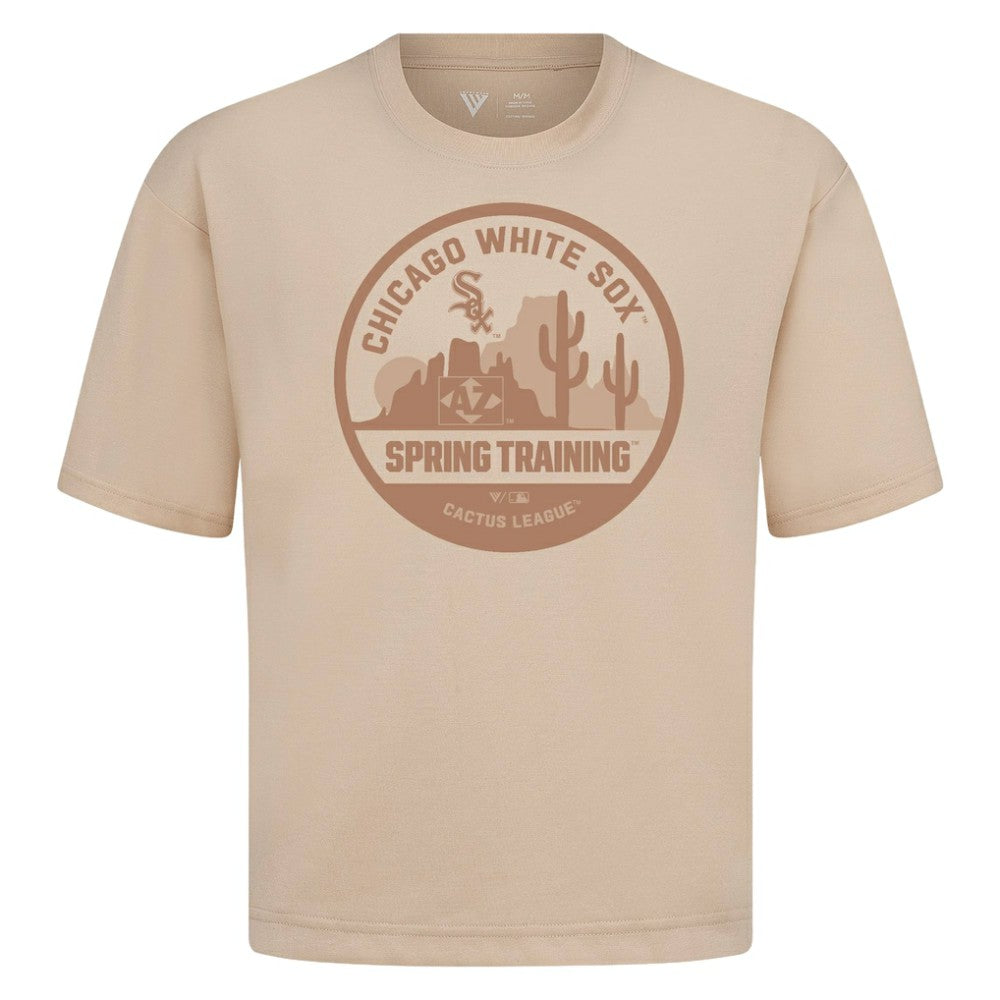 MLB Chicago White Sox Levelwear Spring Training Badge Luxe Signature Knit T-Shirt