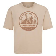 MLB Colorado Rockies Levelwear Spring Training Badge Luxe Signature Knit T-Shirt