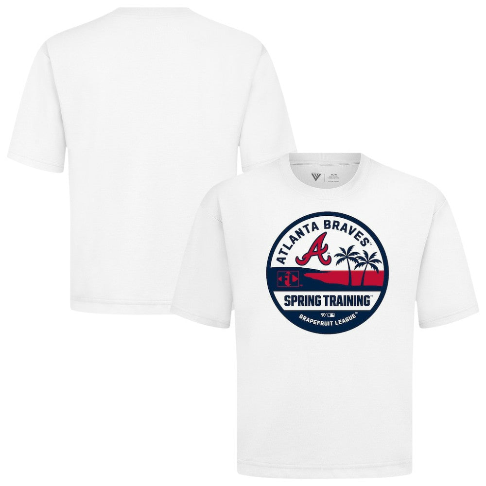 MLB Atlanta Braves Levelwear Spring Training Badge Luxe Signature Knit T-Shirt