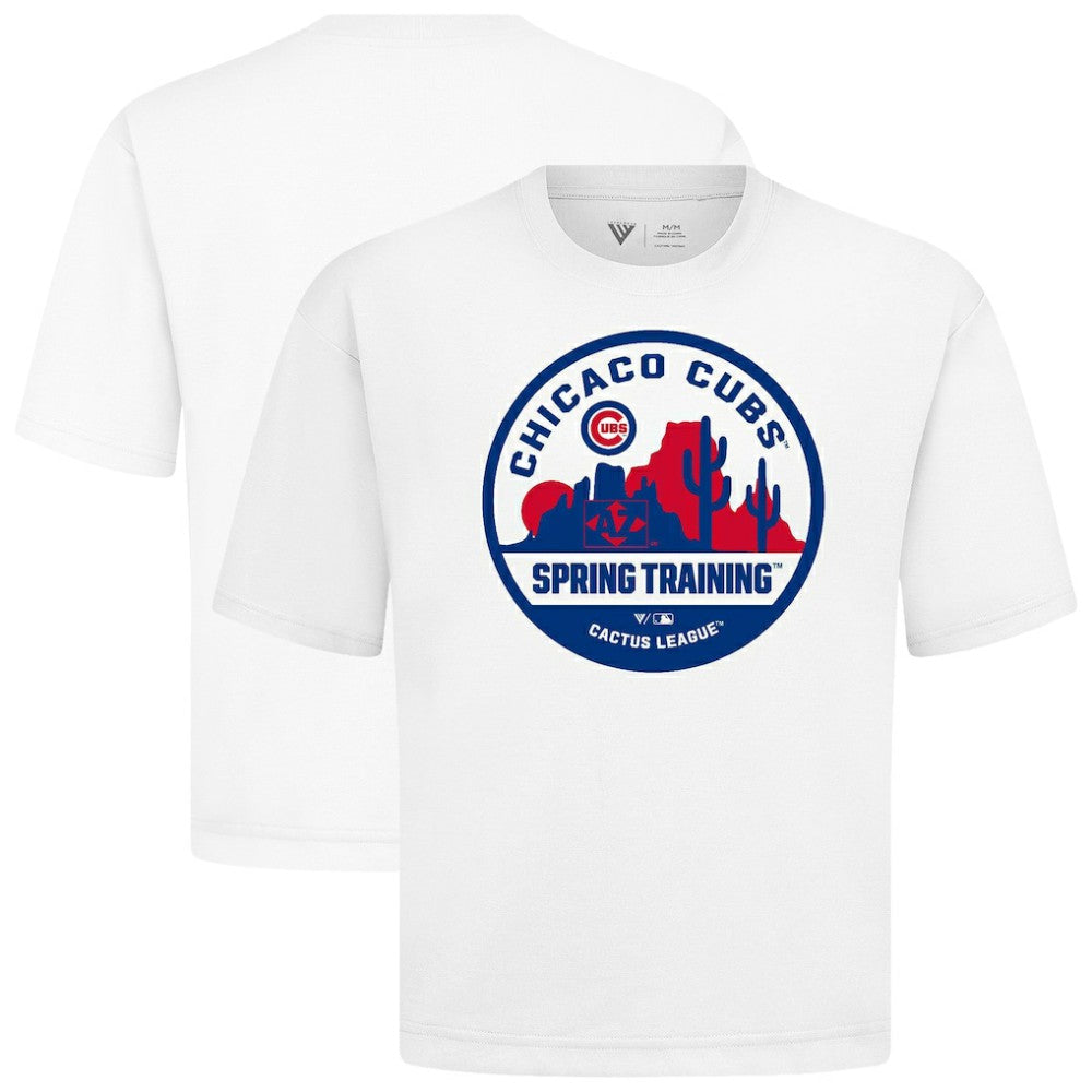 MLB Chicago Cubs Levelwear Spring Training Badge Luxe Signature Knit T-Shirt
