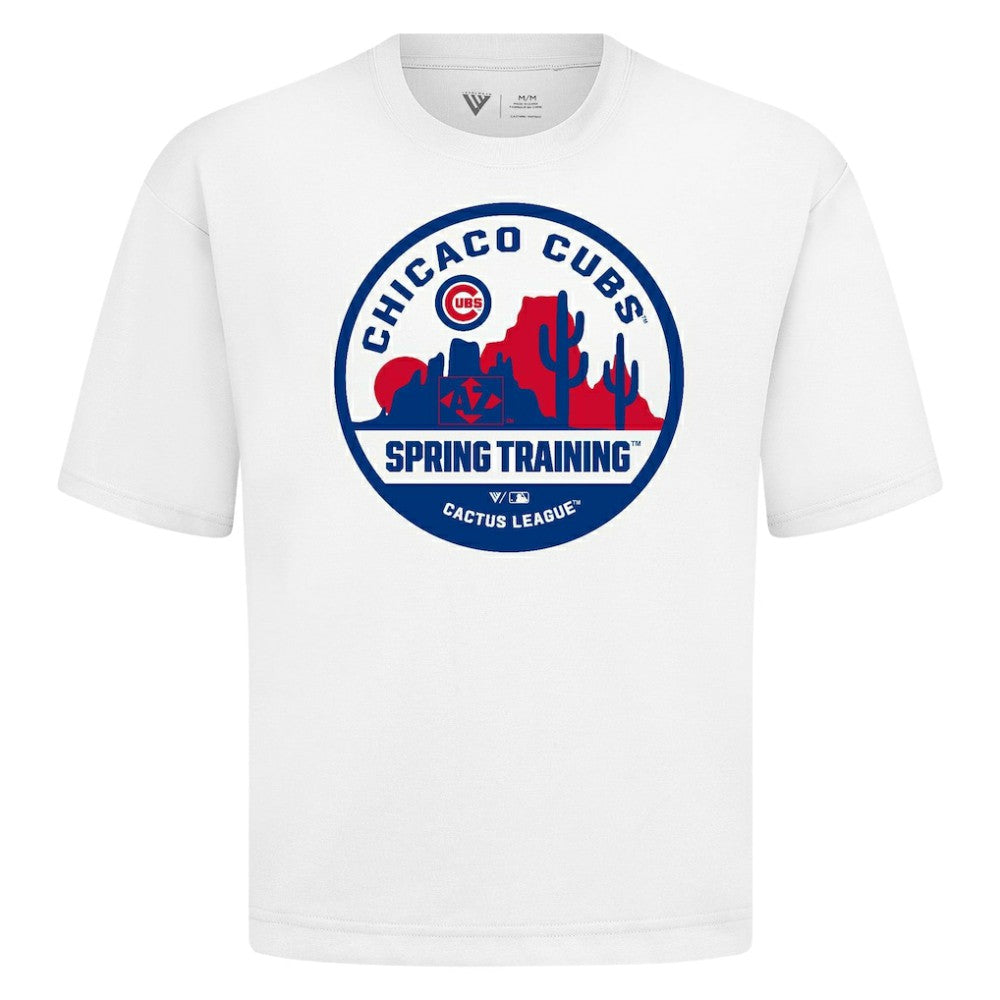 MLB Chicago Cubs Levelwear Spring Training Badge Luxe Signature Knit T-Shirt