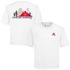 MLB Cleveland Guardians Levelwear Panoramic Luxe Signature Knit T-Shirt