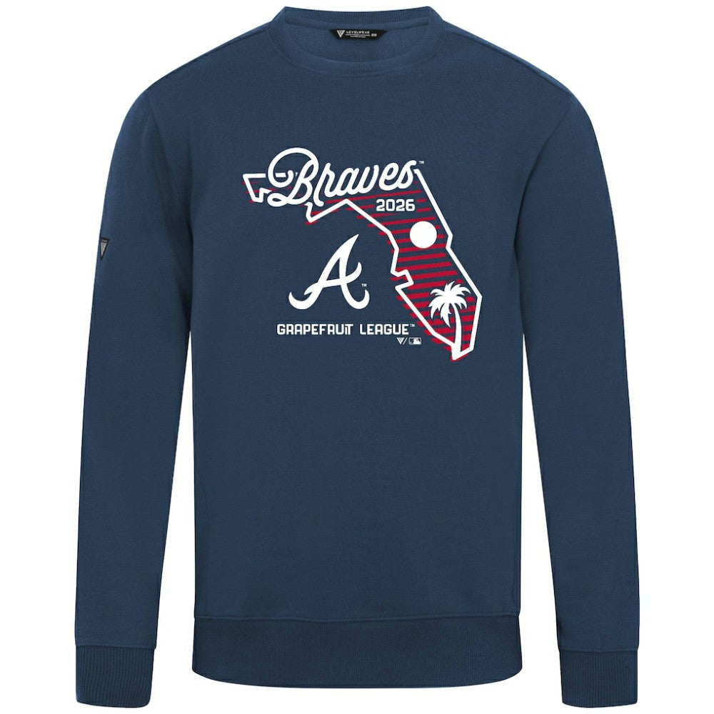 MLB Atlanta Braves Levelwear Zane Sunrise Sweatshirt