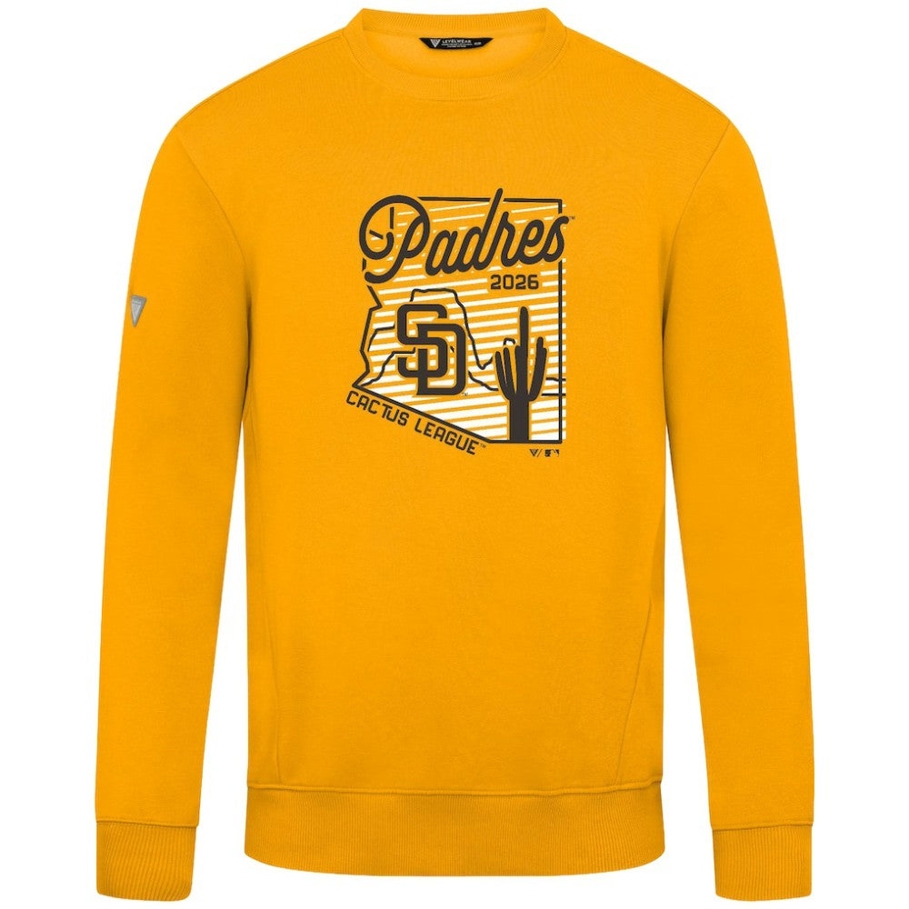 MLB San Diego Padres Levelwear Zane Sunrise Sweatshirt