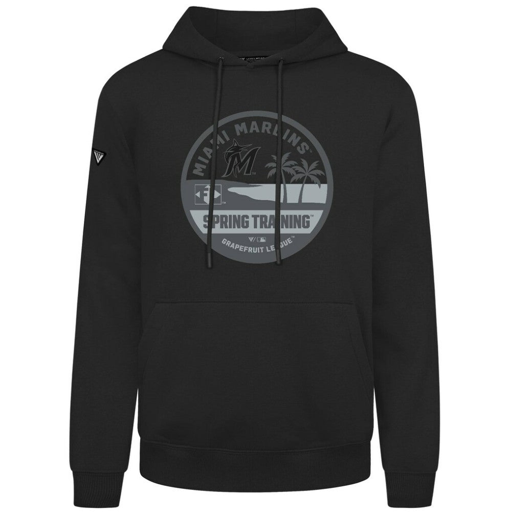 MLB Miami Marlins Levelwear Spring Badge Podium Hoodie
