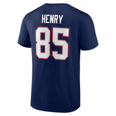 Hunter Henry  Icon Name & Number T-Shirt - New England Patriots