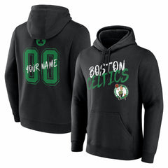 NBA Boston Celtics Big & Tall Hustle Personalized Name & Number Hoodie